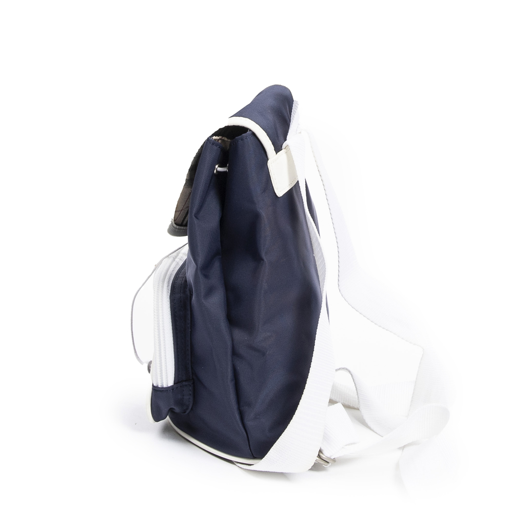 Burberry Mini Drawstring Backpack In Navy/White N… - image 3